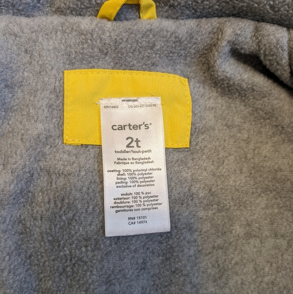 *2/$30* Fleece lined rain jacket - Picture 5 of 5
